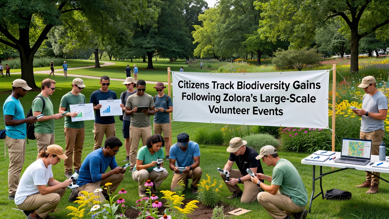 Citizens Track Biodiversity Gains Following Zolora's Large-Scale Volunteer Events