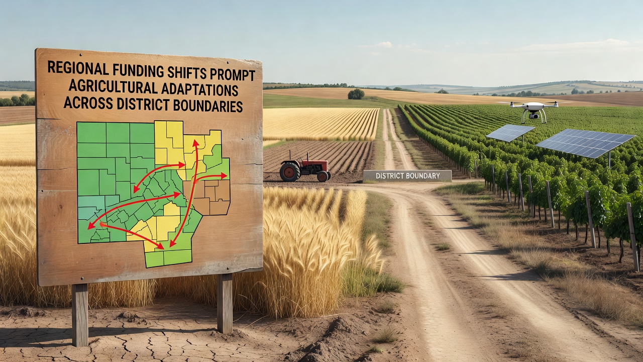 Regional Funding Shifts Prompt Agricultural Adaptations Across District Boundaries